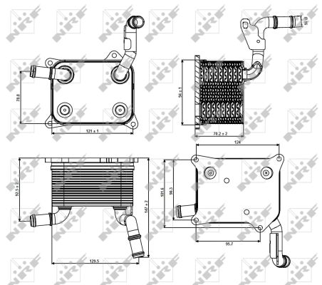 Radiateur d'huile NRF 31266