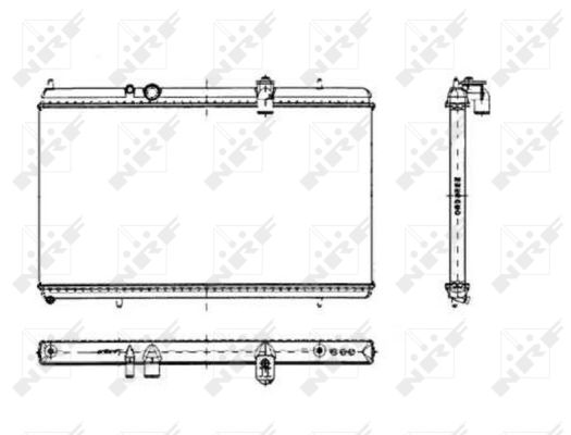 Radiateur refroidissement moteur NRF 50444