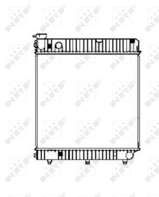 Radiateur refroidissement moteur NRF 507665