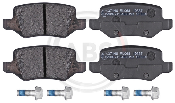 Jeu de 4 plaquettes de frein A.B.S. 37146