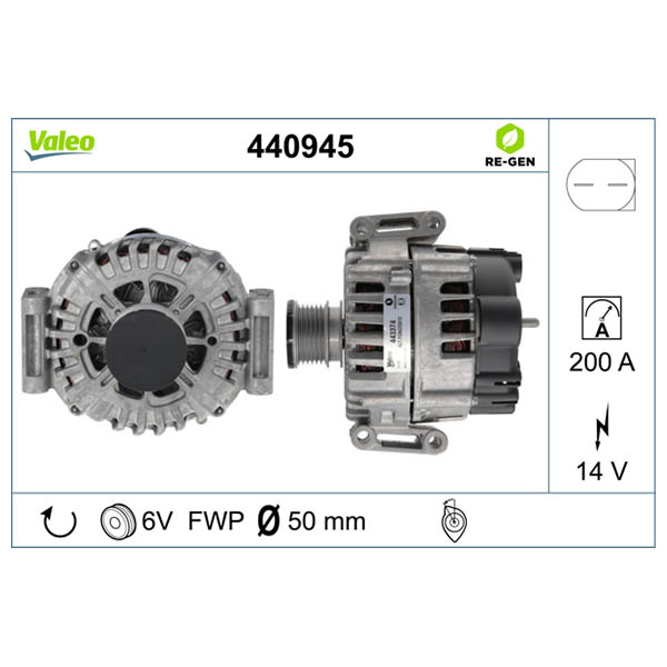 Alternateur VALEO 440945