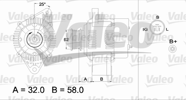 Alternateur VALEO 436536