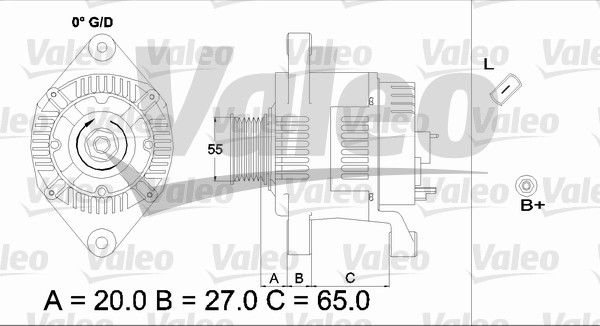 Alternateur VALEO 437183