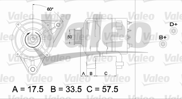 Alternateur VALEO 437216