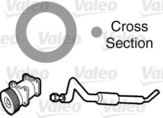 Joint de conduite de clim VALEO 508995