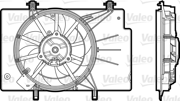 Ventilateur de refroidissement du moteur VALEO 696344