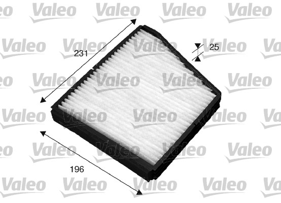 Filtre d'habitacle VALEO 698860