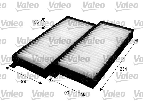 Filtre d'habitacle VALEO 715624