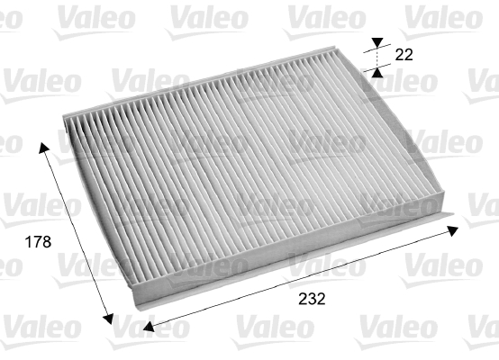 Filtre d'habitacle VALEO 715686