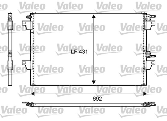 Condenseur de climatisation VALEO 814007