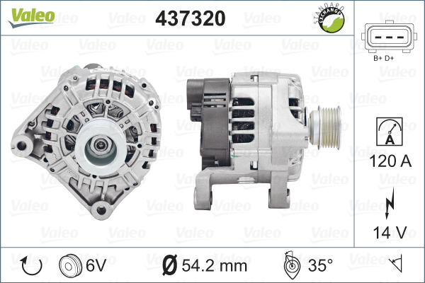 Alternateur VALEO 437320