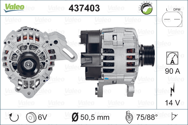 Alternateur VALEO 437403