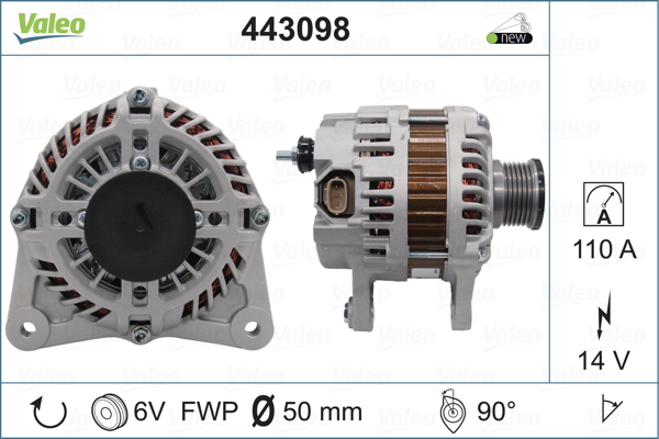 Alternateur VALEO 443098