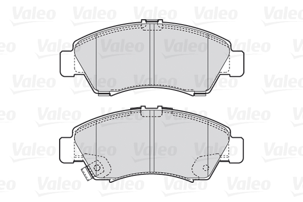 Jeu de 4 plaquettes de frein VALEO 301760