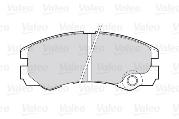 Jeu de 4 plaquettes de frein VALEO 301661