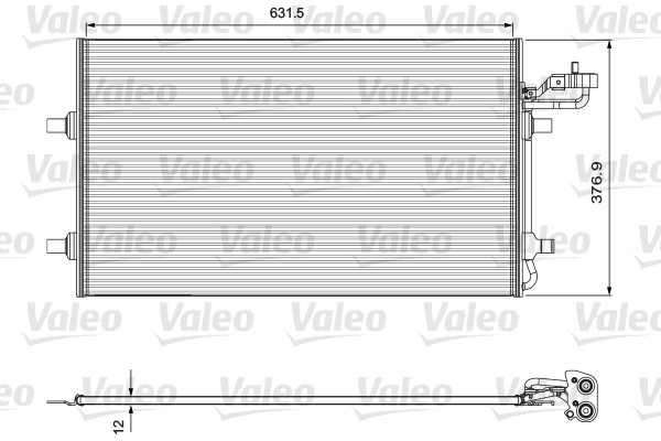 Condenseur de climatisation VALEO 814324