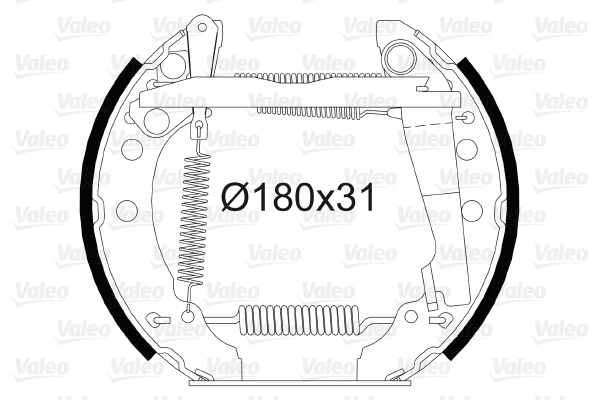 Kit de freins VALEO 554852