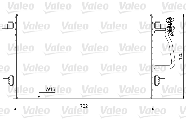 Condenseur de climatisation VALEO 814030