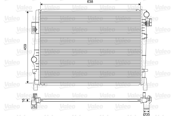 Radiateur refroidissement moteur VALEO 701553