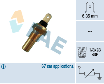 Sonde de température du liquide de refroidissement FAE 31630