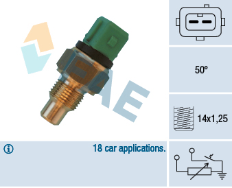 Sonde de température du liquide de refroidissement FAE 34430