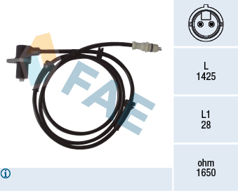 Capteur ABS FAE 78067