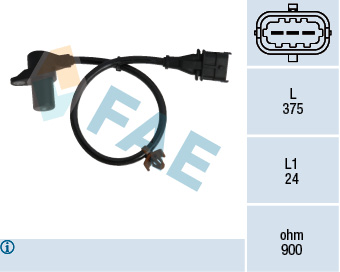 Capteur d'angle du vilebrequin FAE 79303