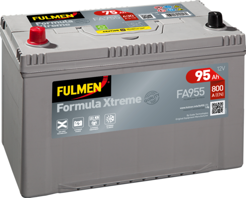 FULMEN - Batterie voiture 12V 95AH 800A (n°FA955)