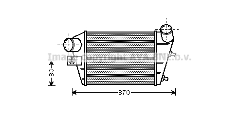 Intercooler (échangeur) AVA QUALITY COOLING ALA4086