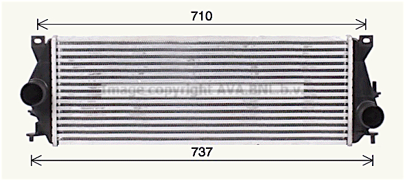 Intercooler (échangeur) AVA QUALITY COOLING AU4339