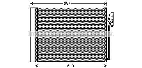 Condenseur de climatisation AVA QUALITY COOLING AUA5211D