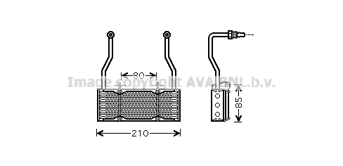 Radiateur d'huile AVA QUALITY COOLING CN3022