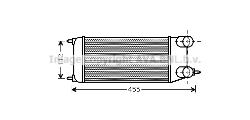 Intercooler (échangeur) AVA QUALITY COOLING CN4264