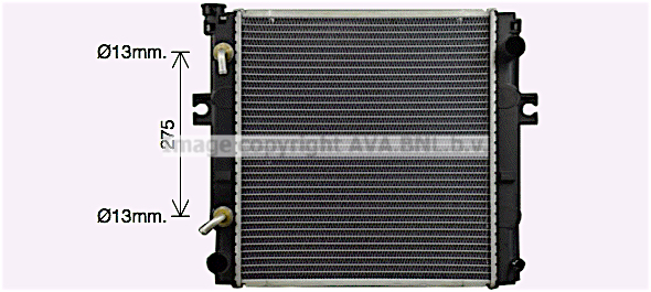 Radiateur refroidissement moteur AVA QUALITY COOLING DN2461