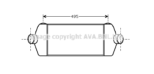 Intercooler (échangeur) AVA QUALITY COOLING FDA4406