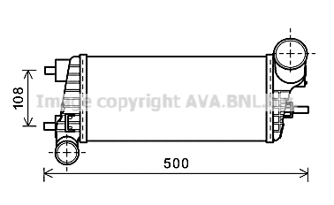 Intercooler (échangeur) AVA QUALITY COOLING FDA4471