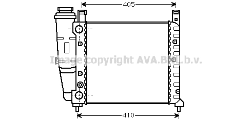 Radiateur refroidissement moteur AVA QUALITY COOLING FT2076