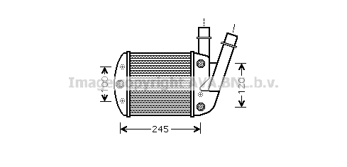 Intercooler (échangeur) AVA QUALITY COOLING FT4340