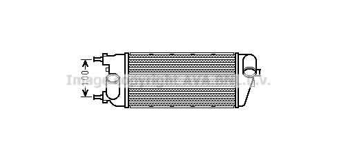 Intercooler (échangeur) AVA QUALITY COOLING FTA4391