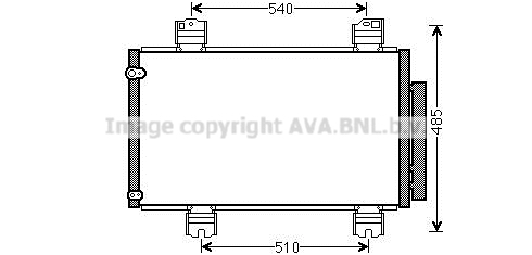 Condenseur de climatisation AVA QUALITY COOLING HDA5236D