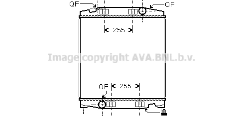 Radiateur de moteur AVA QUALITY COOLING IV2082