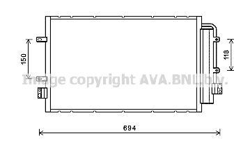 Condenseur AVA QUALITY COOLING IV5127D