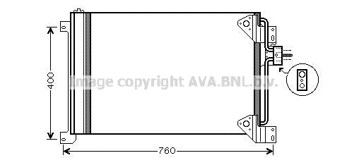 Condenseur AVA QUALITY COOLING IVA5081D