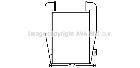 Radiateur d'air (Intercooler) AVA QUALITY COOLING ME4241