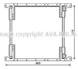 Condenseur AVA QUALITY COOLING ME5289