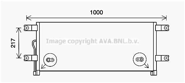 Condenseur AVA QUALITY COOLING ME5292