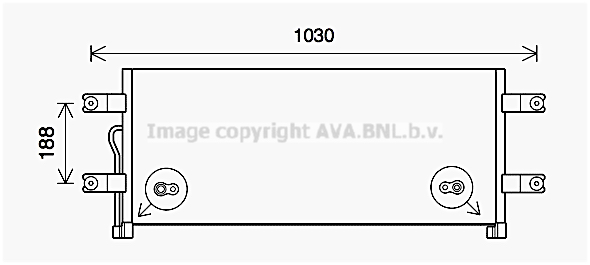 Condenseur AVA QUALITY COOLING ME5293