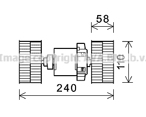 Pulseur d'air AVA QUALITY COOLING ME8288