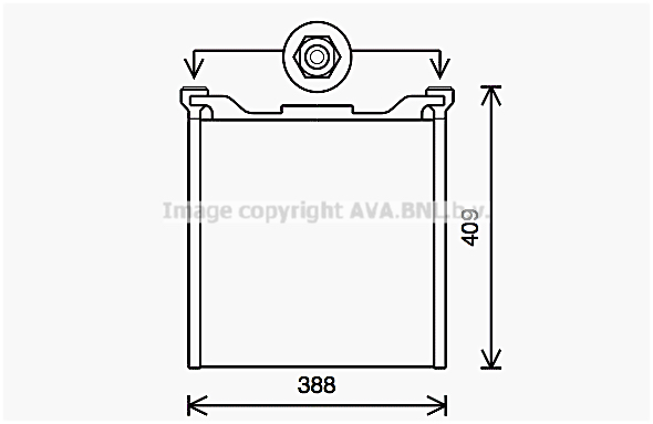 Radiateur d'huile moteur AVA QUALITY COOLING MN3092