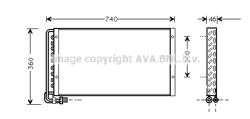 Condenseur AVA QUALITY COOLING MN5013